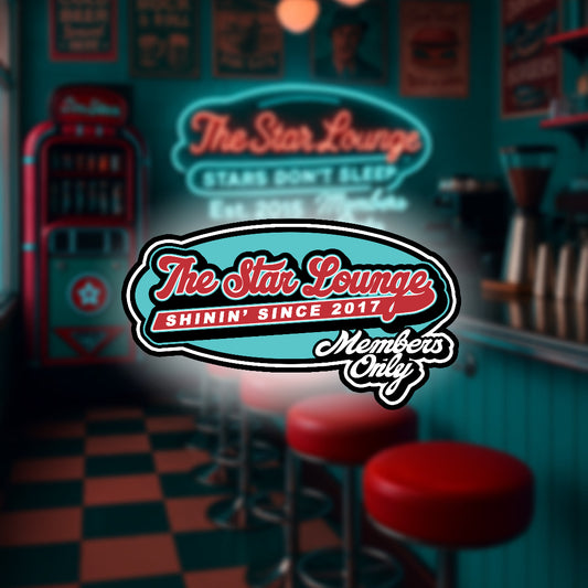 Star Lounge Diner Sticker